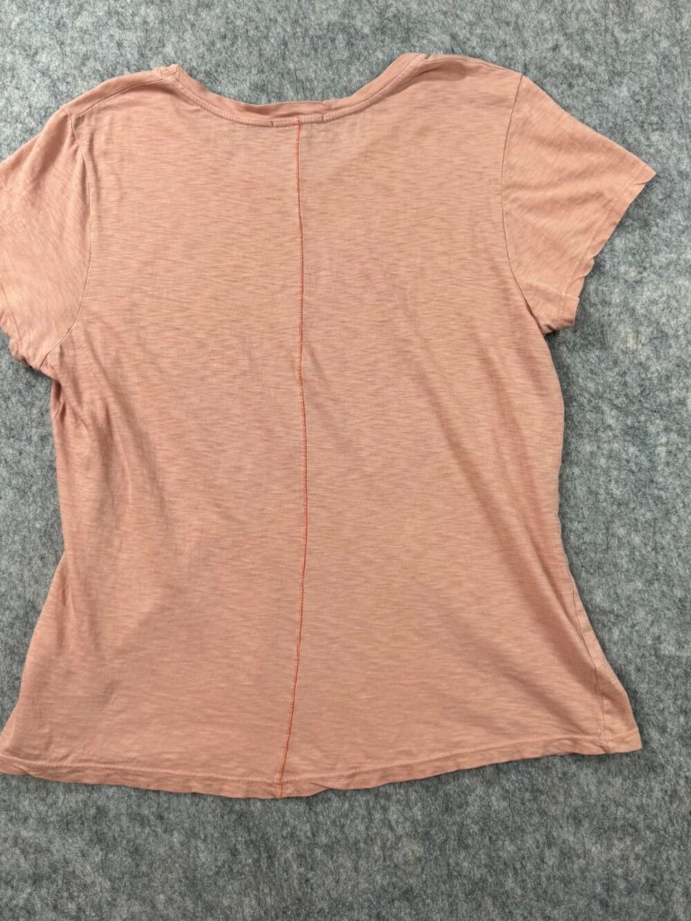 Sundry Womens Graphic T Shirt More Amour Sz 3 Short Sleeve Peach Pima Cotton - Picture 2 of 10